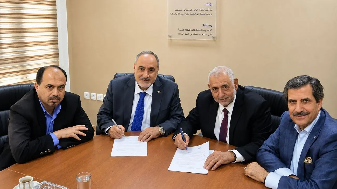 نقابة المناجم والتعدين والإسمنت توقع عقد عمل جماعيا مع شركة الإسمنت العربية