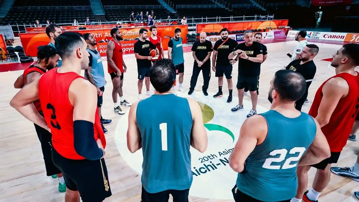 منتخب السلة يباشر تدريباته في ناغويا استعداداً للألعاب الآسيوية