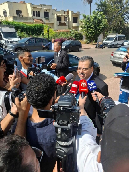 عضو حزب الإصلاح النائب عطاالله الحنيطي يتفقد مراكز الاقتراع في المغرب ضمن وفد البرلمان العربي