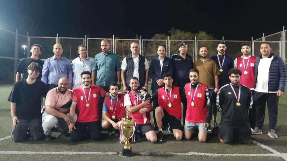 اختتام منافسات الدور الأول من بطولة خماسيات كرة القدم لعام 2026 في اربد