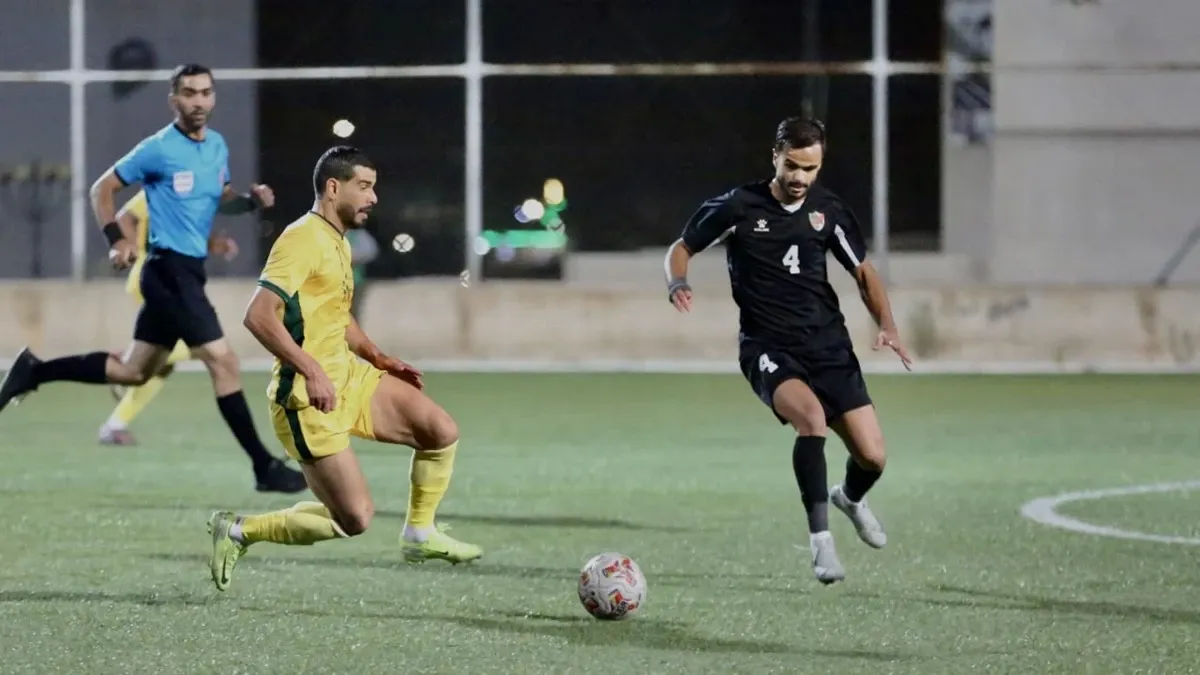 فريق جرش يتصدر دوري الدرجة الأولى لكرة القدم