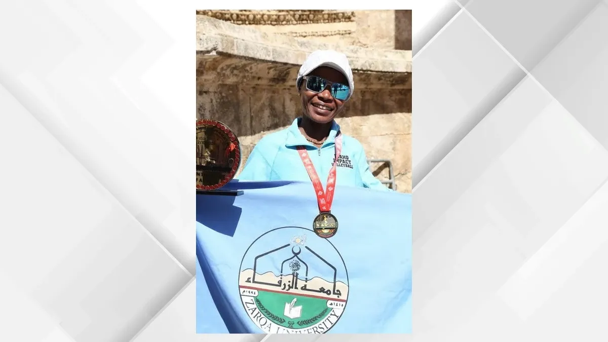 طالبة من جامعة الزرقاء تحرز ذهبية برومين ماراثون عمّان
