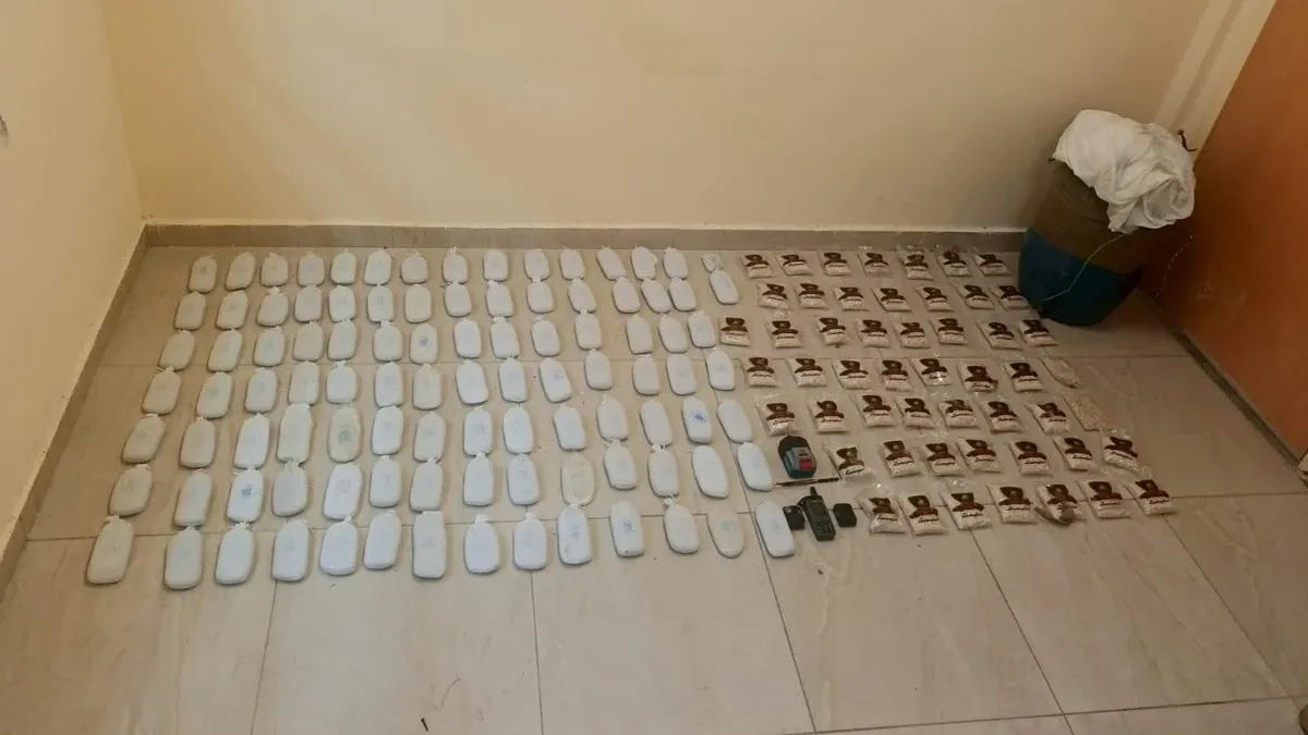 المنطقة العسكرية الجنوبية تُحبط محاولة تهريب كمية من المخدرات بواسطة بالونات موجّهة