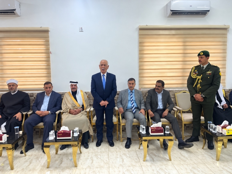 مندوبا عن الملك وولي العهد.. العيسوي يعزي العدوان والشباطات
