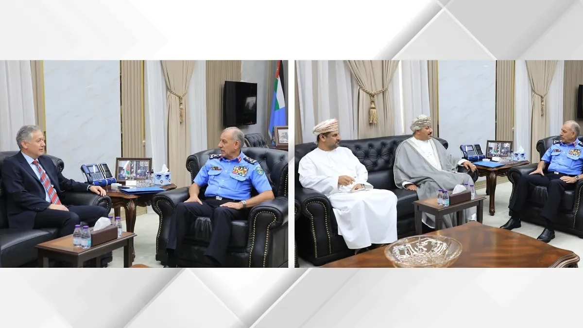 مدير الأمن العام يلتقي السفيرين التركي والعُماني
