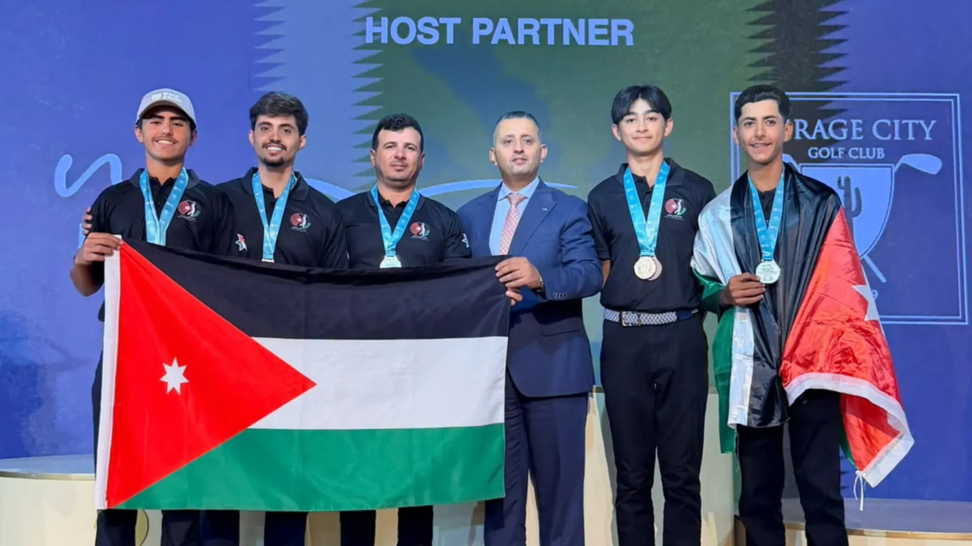 4 ميداليات للأردن في البطولة العربية للجولف للناشئين