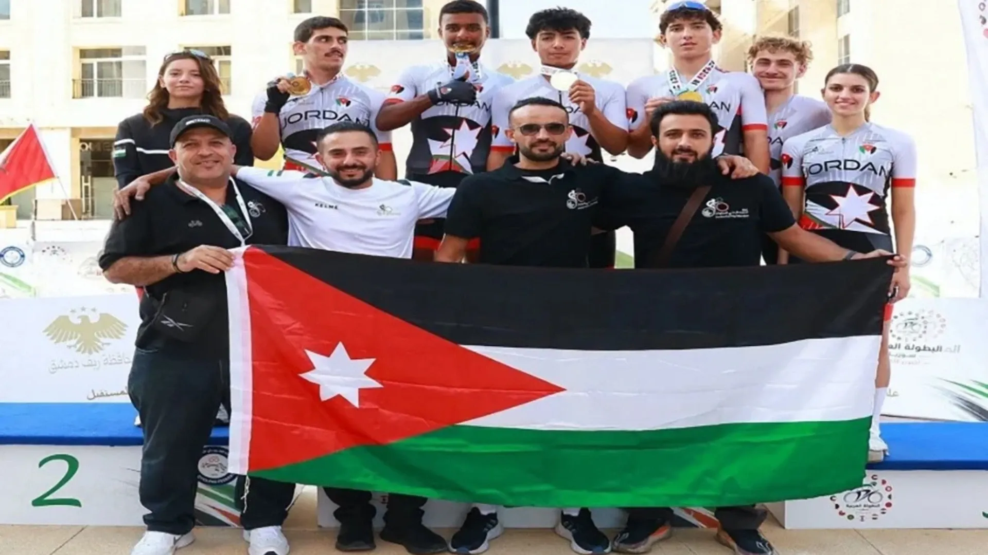13 ميدالية للأردن بالبطولة العربية للدراجات في سوريا