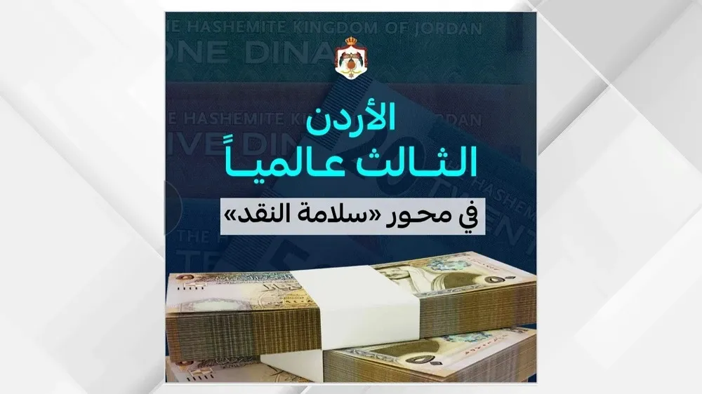 الأردن الثالث عالميا في 