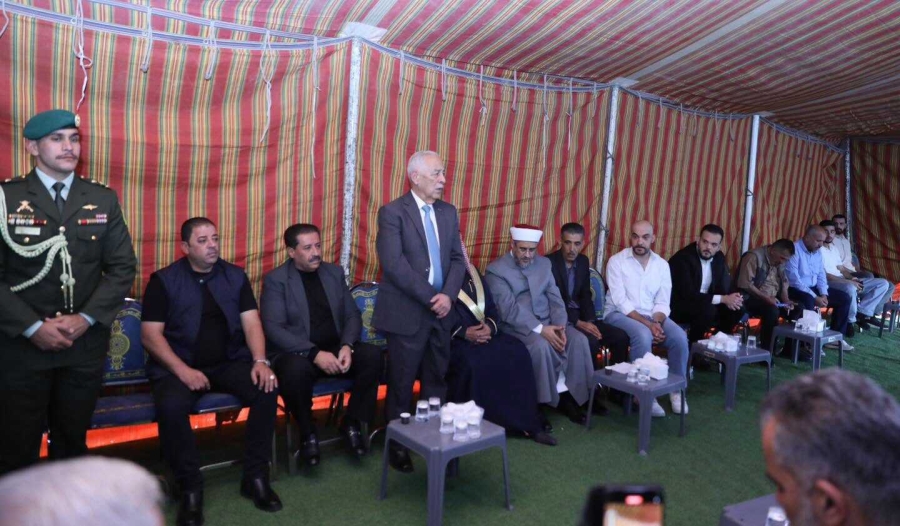 مندوبا عن الملك وولي العهد.. العيسوي يعزي العدوان وعباد والمالكي