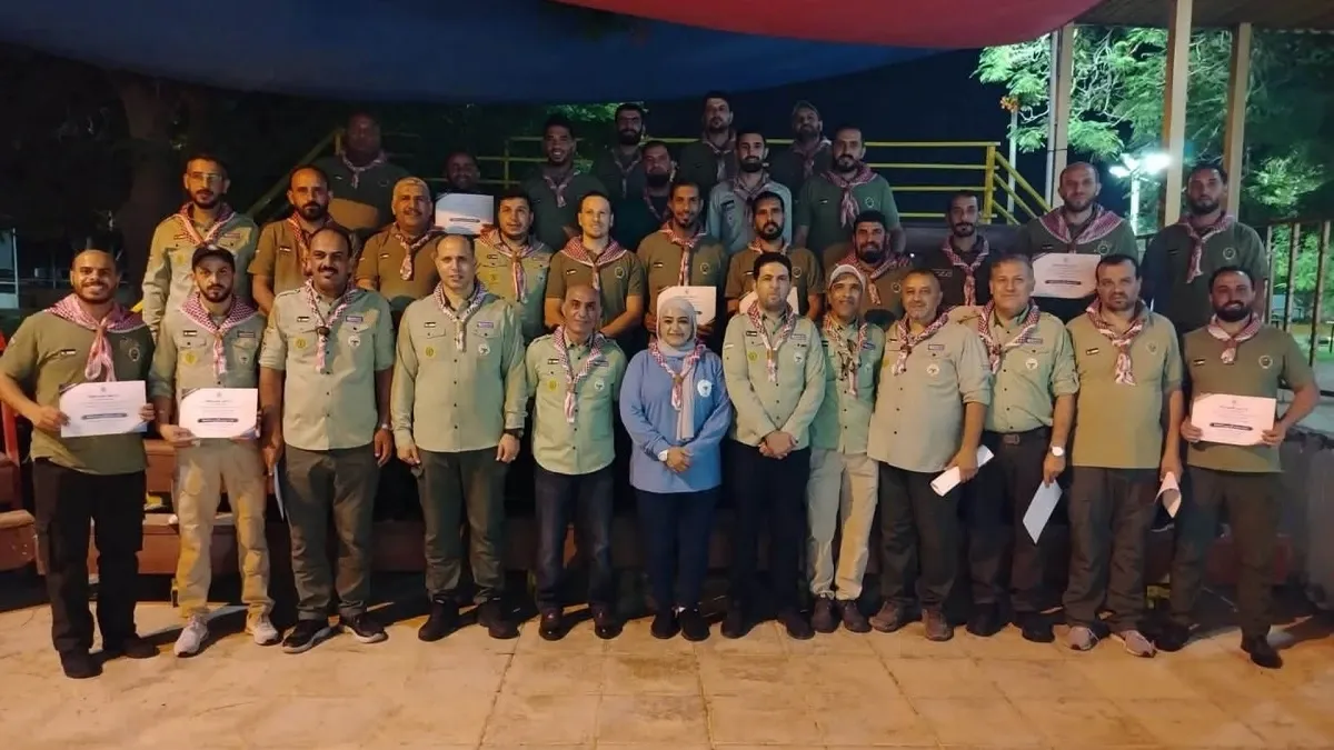 تربية الطفيلة تشارك في دراسة تأهيل مساعدي قادة الوحدات الكشفية