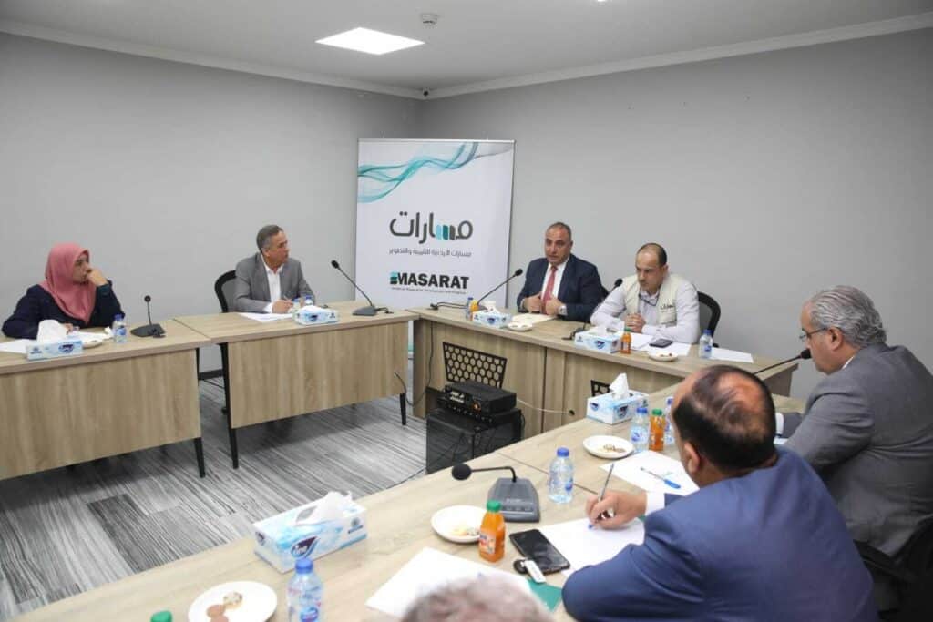 الشواربة يعرض الخطة الاستراتيجية للأمانة في مؤسسة مسارات الاردنية للتنمية والتطوير .. صور