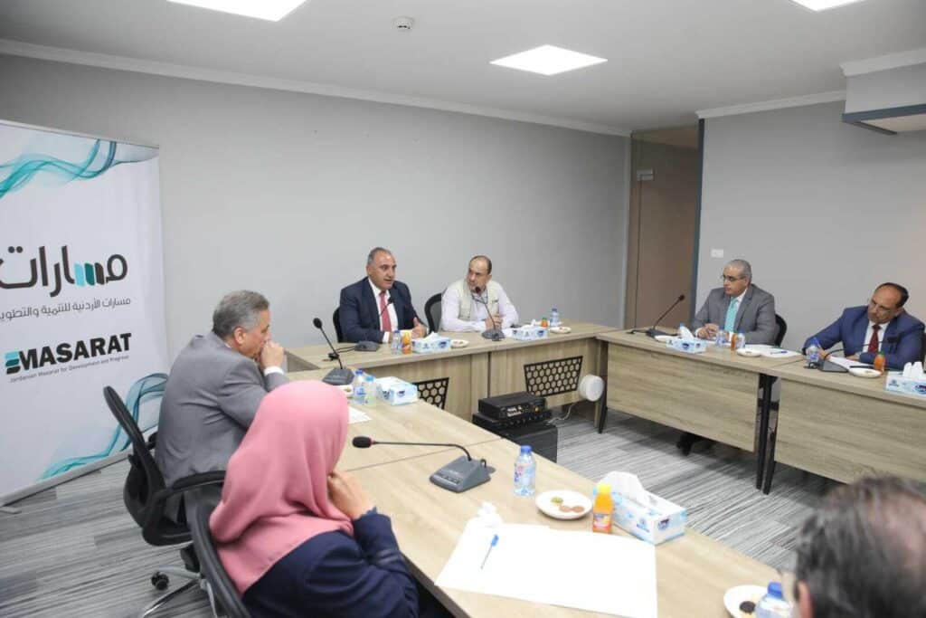 الشواربة يعرض الخطة الاستراتيجية للأمانة في مؤسسة مسارات الاردنية للتنمية والتطوير .. صور