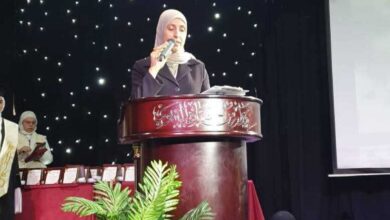 الطهراوي ترعى حفل تخريج طلبة الثانوية العامة لمدرسة اليرموك الثانوية