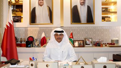 السفير القطري يهنئ بعيد استقلال المملكة 