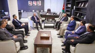 ابو صعيليك يلتقي نقيب الصحفيين وعدداً من أعضاء المجلس