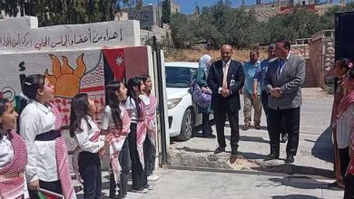 مدير الشؤون التعليمية يرعى احتفال مدرسة جحفية الثانوية للبنات بعيد الاستقلال