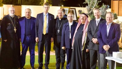 سفير دولة الفاتيكان في الأردن بضافية سنديانة الفحيص نعيم الزيادات