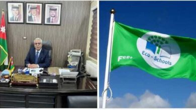 الخصاونة يشيد بجهود المدارس الحاصلة على العلم الأخضر ضمن برنامج المدارس البيئة