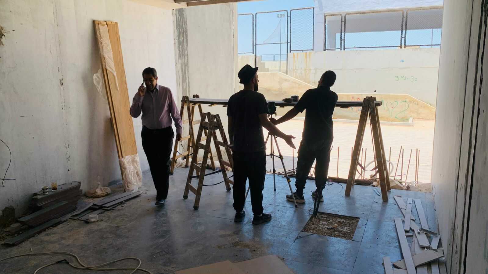 مدير شباب إربد يتفقد سير العمل في مشروع مركز شباب وشابات الوسطية ويزور مواقع أخرى شبابية في اللواء